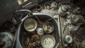 dirty dishes
