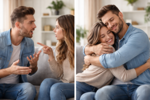 from fighting to love